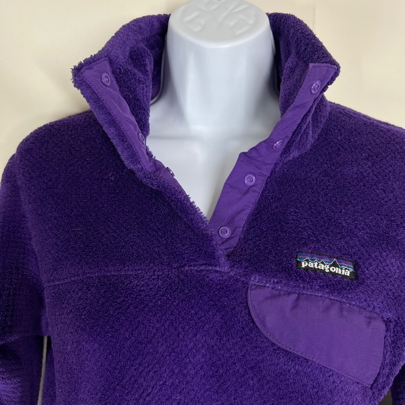Patagonia Synchilla Pullover 1/4 snap fleece with pocket and marsupial pocket S - Picture 8 of 16